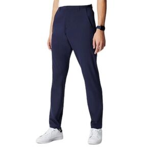 Fabletics navy blue The Only athleisure pants size waist 34” inside leg 32”